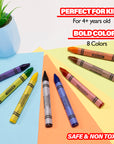 Premium Jumbo Triangle Crayons 8 Color