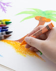 Premium Jumbo Triangle Crayons 8 Color