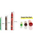 Premium Super Jumbo Crayons 8 Color