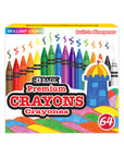 Premium Crayons 64 Color w/ Sharpener