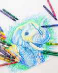 Premium Washable Crayons 24 Color