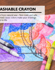 Premium Washable Crayons 24 Color