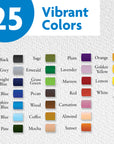 Oil Pastels 25 Colors