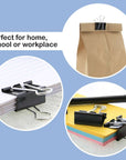 Small 3/4" (19mm) Black Binder Clip (12/Pack)
