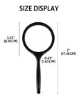 3" Round 2x Handheld Magnifier & 4x Bifocal Inset