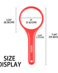 Asstd Color 3" Round 2X Handheld Magnifier