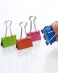 Medium 1-1/4 (32mm) Assorted Color Binder Clip (8/Pack)