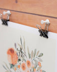 Assorted Size Black Binder Clip (12/Pack)