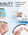 Small 3/4" (19mm) Assorted Color Metallic Binder Clip (16/Pack)