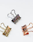 Small 3/4" (19mm) Assorted Color Metallic Binder Clip (16/Pack)