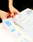 17.5" X 1.7 Yard Clear Self Adhesive Book Cover