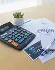 Desktop Calculator Large 8-Digit w/ Adjustable Display