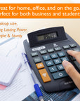 Desktop Calculator Large 8-Digit w/ Adjustable Display