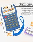 Pocket Size Calculator 8-Digit w/ Neck String