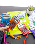 Pocket Size Calculator 8-Digit w/ Neck String