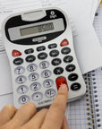 Desktop Calculator 8-Digit Silver w/ Tone