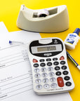 Desktop Calculator 8-Digit Silver w/ Tone