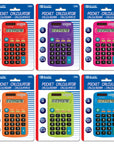 Pocket Size Calculator 8-Digit Dual Power