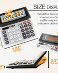 Desktop Calculator 12-Digit Dual Power w/ Adjustable Display