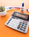 Desktop Calculator 12-Digit Dual Power w/ Adjustable Display