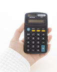 Pocket Size Black Calculator 8-Digit Dual Power