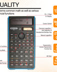 Scientific Calculator 240 Function w/ Slide-On Case