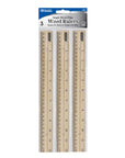 Wooden Ruler 12" (30cm) (3/Pack)