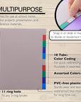Dividers w/ 10-Color Tabs