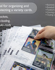 Trading Card Holders Top Loading 9-Pockets (10/Pack)