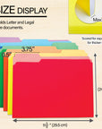 File Folder Color 1/3 Cut Letter Size (100/Box)