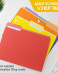 File Folder Color 1/3 Cut Letter Size (100/Box)