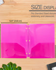 Poly 2-Pockets Portfolio - Translucent