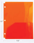 Poly 2-Pockets Portfolio - Translucent