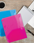 Poly 2-Pockets Portfolio - Translucent