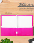2-Pockets Portfolios - Laminated Bright Glossy Color