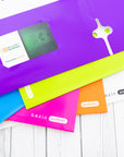 2-Pockets Portfolios - Laminated Bright Glossy Color