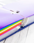 2-Pockets Portfolios - Laminated Bright Glossy Color
