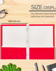 2-Pockets Portfolios 3-Prong Fastener - Laminated Glossy