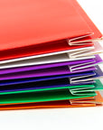 2-Pockets Portfolios 3-Prong Fastener - Laminated Glossy