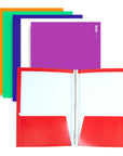 2-Pockets Portfolios 3-Prong Fastener - Laminated Glossy