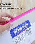 Zip Envelope Coupon/Check Size - Clear