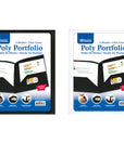 Poly Portfolio View Cover w/ 2-Pocket