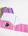 Poly 2-Pockets Portfolio - Stripes
