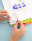 Expanding File Folder Letter Size Vertical Poly 5-Pocket