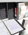 Binder View 3" Black Slant-D Ring w/ 2 Pockets