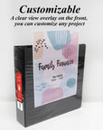 Binder View 3" Black Slant-D Ring w/ 2 Pockets