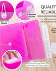 Expanding File Letter Size Translucent Poly 7-Pocket