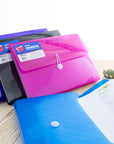 Expanding File Letter Size Translucent Poly 7-Pocket