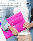 Expanding File Letter Size Translucent Poly 7-Pocket