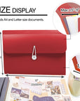 7-Pocket A4/Letter Size Poly Expanding File